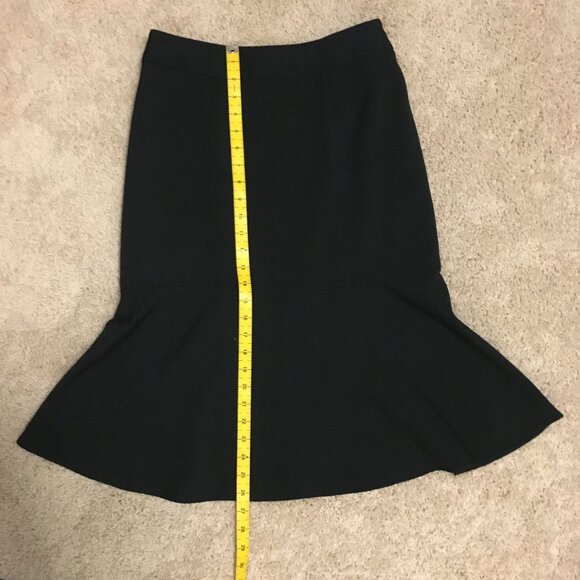 Classy Charcoal Grey Mermaid Hem Pencil Skirt - Picture 13 of 15